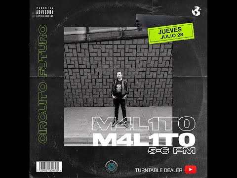 En vivo M4L1T0 desde Turntable Dealer - Circuito Futuro #Footwork