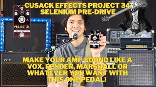 Video thumbnail for Cusack PROJECT 34 SELENIUM PRE-DRIVE - A Game Changing Tone Shaper ft. @CusackMusicMojoHandFX by Jemmuel Magtibay