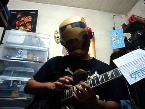 DAFT PUNK - GIORGIO BY MORODER GUITAR TAPPING ARPEGGIOS  BY YOGER MUCCI