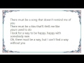 Dinah Washington - The Must Be a Way Lyrics