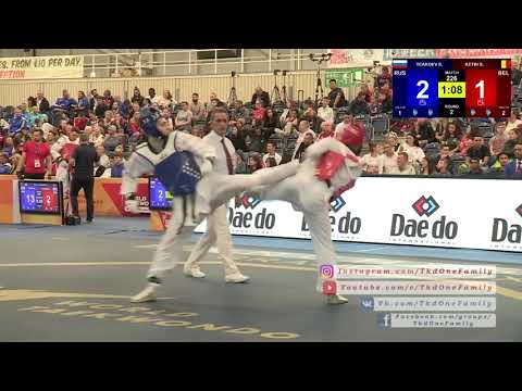 TCAKOEV SARMAT (RUS) vs KETBI SI MOHAMED (BEL) 2018 Manchester WT GP