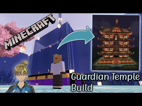 EPIC Minecraft Guardian Temple Build - NO Commentary!