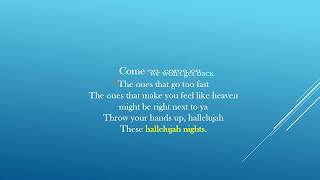 LANCO - Hallelujah Nights (Lyrics HD)