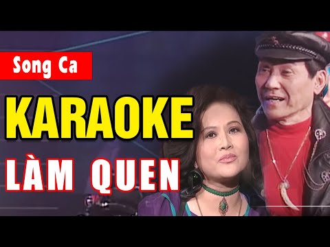 Karaoke Làm Quen Song Ca | Hùng Cường & Mai Lệ Huyền | Asia Karaoke Beat Chuẩn