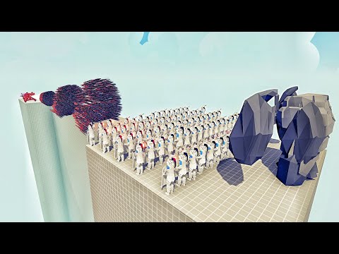 100x WHITE ARMY vs EVERY GOD - Totally Accurate Battle Simulator TABS