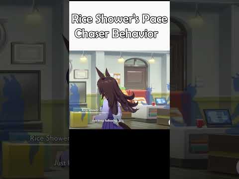 Rice Showers Pace Chaser Behavior  #gamingvideos  #anime #umamusume #shorts #shortvideo