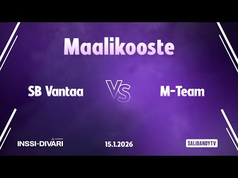 Maalikooste: SB Vantaa - M-Team (Inssi-Divari M)
