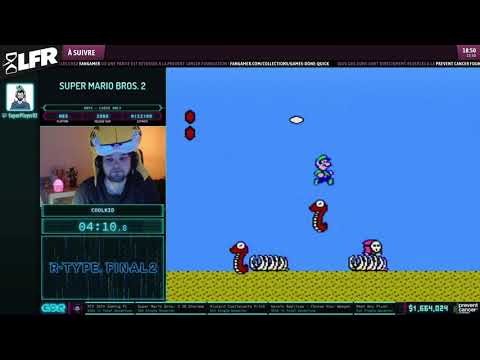 Super Mario Bros. 2 en 11:39 (Any% Luigi Only) [AGDQ2021]