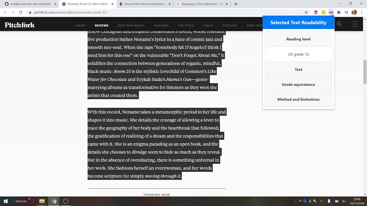YouTube demo