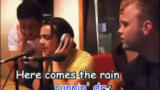 A1 - Here Comes The Rain (MTV KARAOKE)
