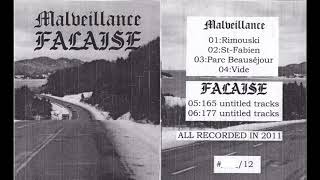 Music video thumbnail preview for Malveillance / Falaise - 2011 - Malveillance / Falaise (Full tape, Black metal/Noisecore) by Malveillance