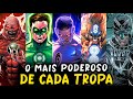 O LANTERNA MAIS PODEROSO DE CADA TROPA DOS LANTERNAS NA DC COMICS