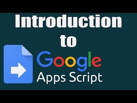 Introduction to Google Apps Script Video