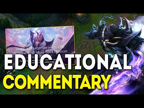 EDUCATIONAL Mid Lane Commentary & Patch 10.16 Rundown