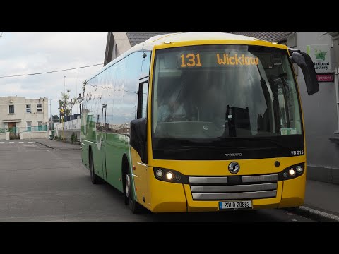 A Ride Onboard Bus Eireann Volvo B8R Sunsundegui SB3 (VB515) | Route 131 Towards Bray