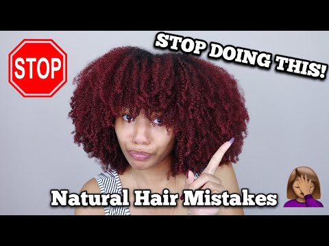 Natural Hair Mistakes That Stop Your Hair From Growing Video