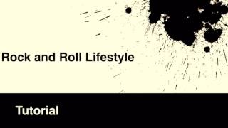 Rock and Roll Lifestyle- Cake guitar tutorial