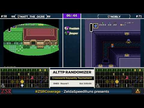 ALttPR Crossworld Keysanity Tournament: Round 1 - Matt_The_OGRE vs. nobly