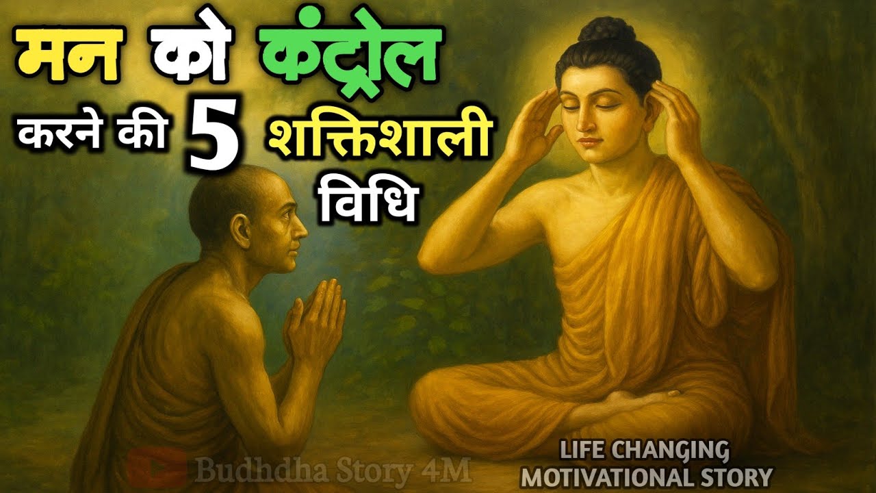 "मन को कंट्रोल करने की सबसे शक्तिशाली 5 विधि"। Buddhist teachings।Mind Control। Mindset।