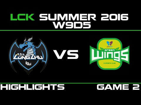 LZ vs JAG Game 2 Highlights LCK Champions 2016 W9D5 Longzhu vs Jin Air   JAG vs LZ   LCK LOL