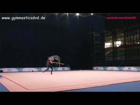 Olena Diachenko Hoop Podium Training - WC Tashkent 2017