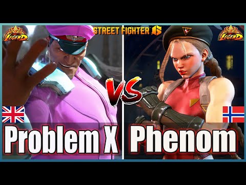 Street Fighter 6 🔥 Problem X (M Bison)  Vs  Phenom (CAMMY) 🔥Best Room Match🔥FightingGameWorldX