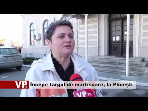 Începe târgul de mărțișoare, la Ploiești