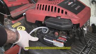 How To Remove Stale Petrol From Petrol Tank