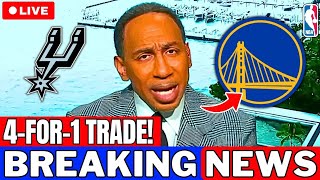 🚨MASSIVE WARRIORS-SPURS TRADE SENDS 1 STAR TO SAN ANTÔNIO! WARRIORS NEWS