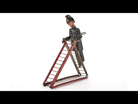 Fernand Martin Firefighter tin toy