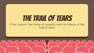 Trail of Tears Lesson