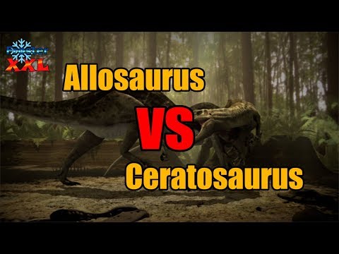 Allosaurus VS Ceratosaurus - Jurassic Fight Club