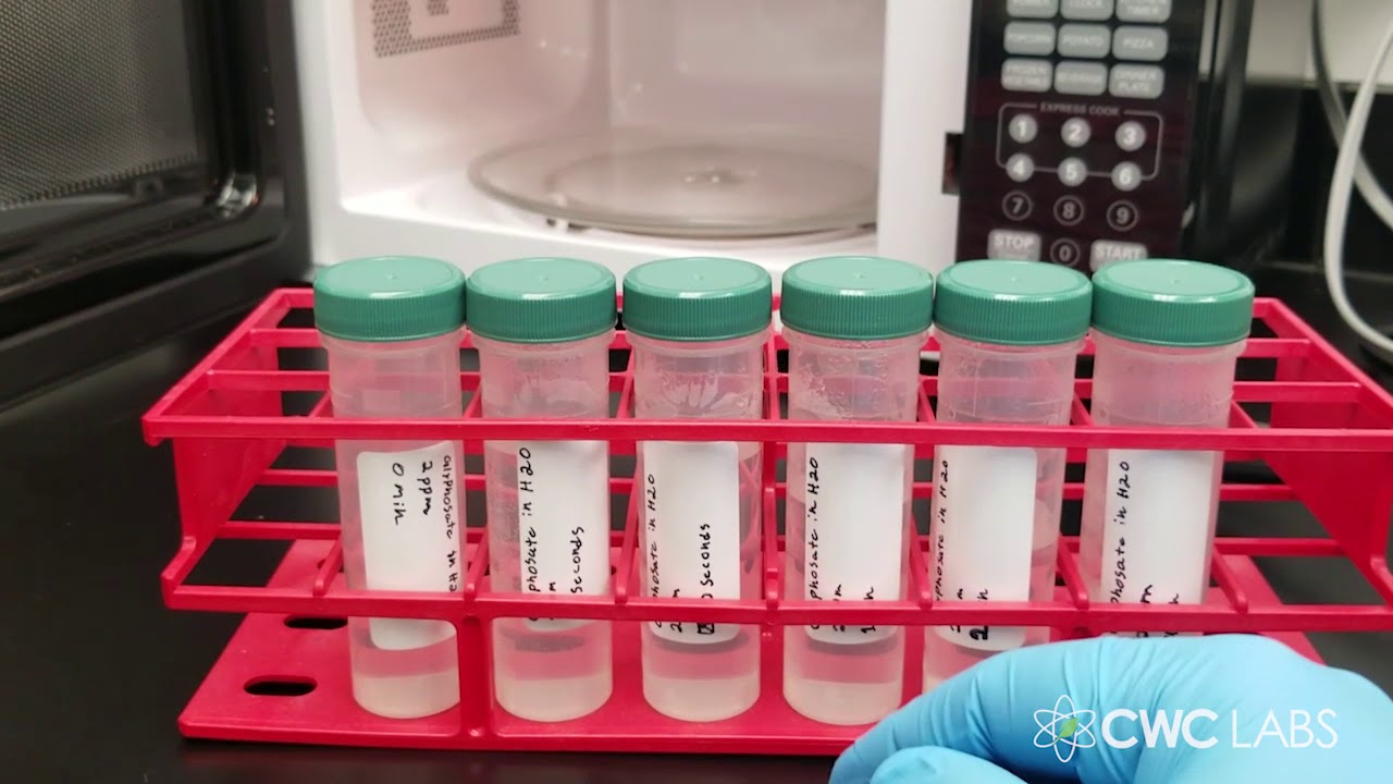 Glyphosate Microwave Experiment by Mike Adams at CWC Labs