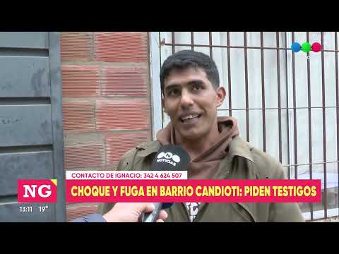 Choque y fuga en barrio Candioti: piden testigos
