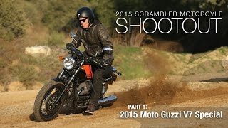 2015 Moto Guzzi V7 Special - Scrambler Shootout Part 1 - MotoUSA