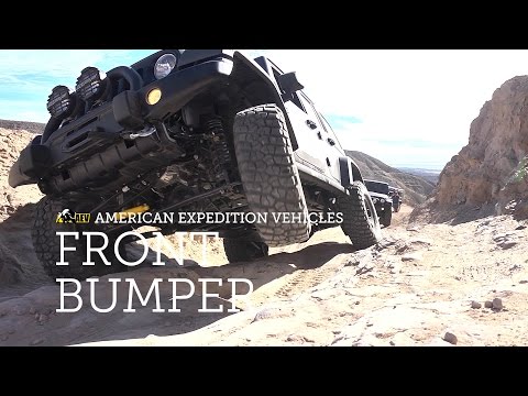 AEV Front Bumper Installation