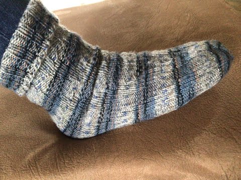 Socken im Spiralmuster stricken, besonders für Strickanfänger / Einfach und schnell erklärt
