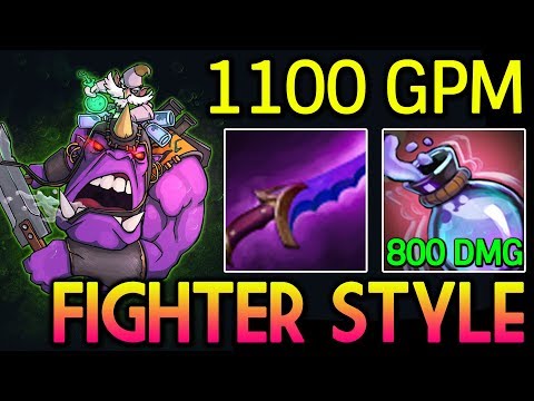 7kingmad [Alchemist] Fighter Style - 1100 GPM 7.13 Dota 2