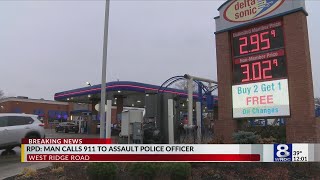RPD: Man calls 911 to assault police officer on W. Ridge Road
