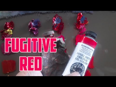 FOUND Alternative to FUGITIVE ALIZARIN CRIMSON! Quinacridone Rose & Magenta; Alizarin Crimson