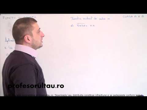 20   cls10   Functii si ecuatii   functia radical de ordin n   aplicatii   partea 3