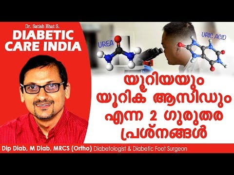 യൂറിയയും യൂറിക് ആസിഡും എന്ന 2 ഗുരുതര പ്രശ്നങ്ങൾ | Diabetic Care India| Malayalam Health Tips Video