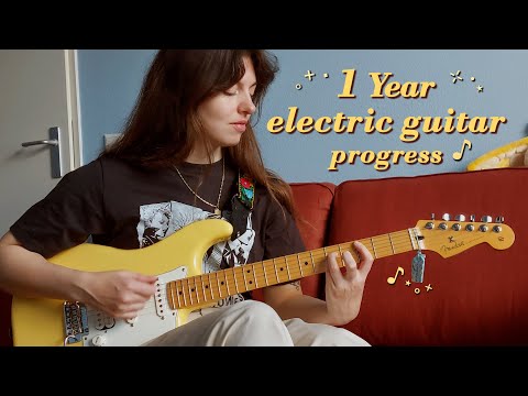 My 1 year electric guitar progress🎸