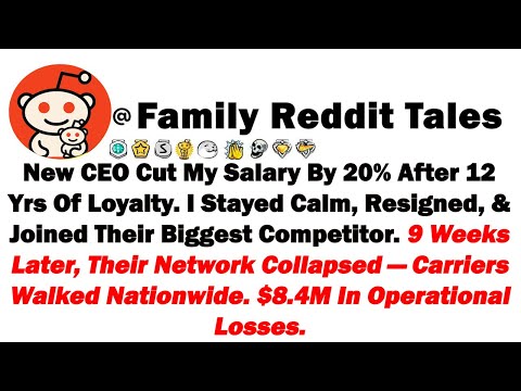 New CEO Cut My Salary By 20% After 12 Yrs Of Loyalty. I Stayed Calm, Resigned, & Joined Their Bigges