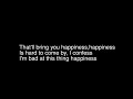 Grant Lee Buffalo - Happiness with Lyrics