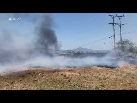 Incremento de incendios en Morazán