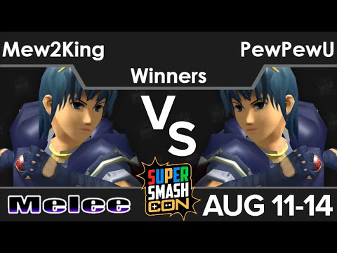 SSC16  - MVG FOX | Mew2King (Marth, Sheik) vs CLG | PewPewU (Marth) Winners - Melee