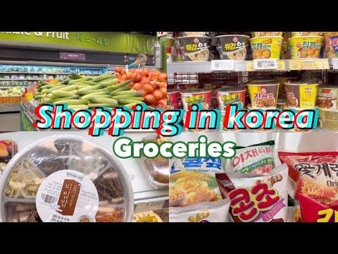 Compras na mercearia coreana na Coreia 🛒 EMART | GRANDE MERCEARIA NA COREIA 🥨 Compras na Coreia
