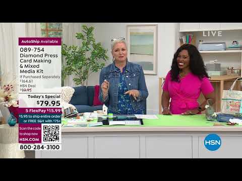 HSN | National Craft Month - Paper Crafting & Diamond Press 03.07.2023 - 12 PM