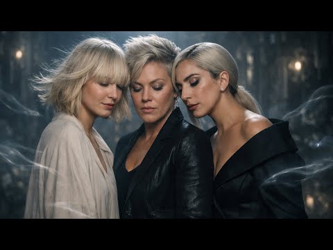 Sia ft P!nk & Lady Gaga – Voices in the Dark (official AI lyrics video)